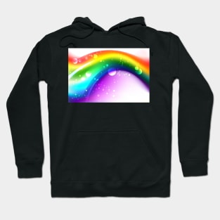 Background with Abstract Rainbow Hoodie